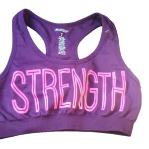 Ideology sports Bra STRETCH Racer back Tank purple nwt